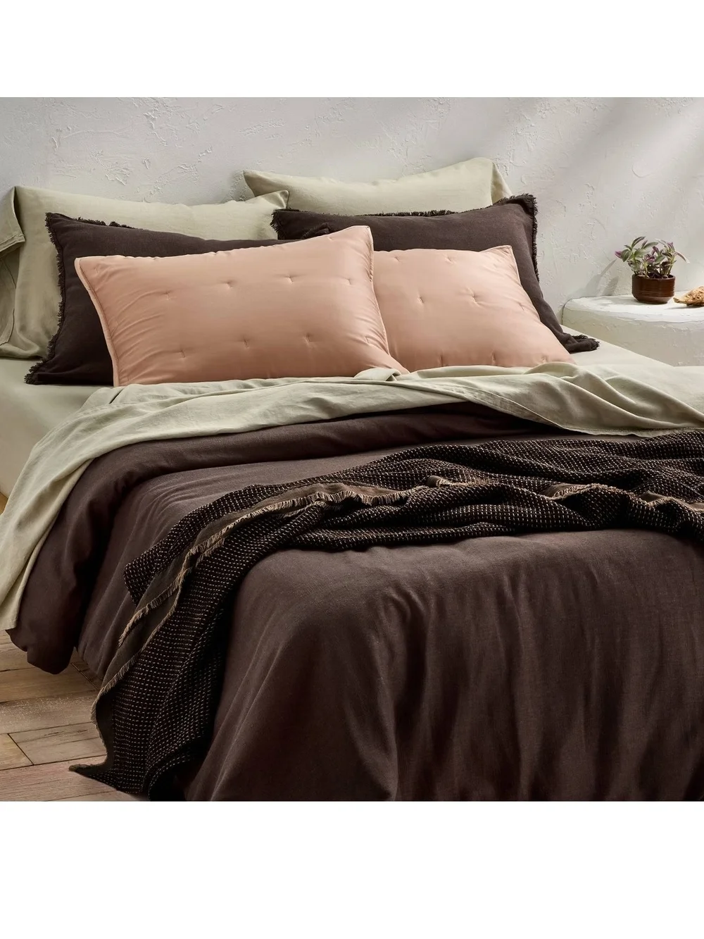 Casaluna King Pillow Sham in Blush Pink